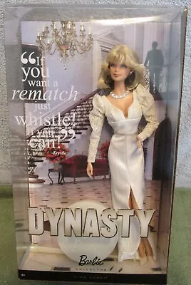 2010 Dynasty  Krystle Carrington  Pink Label Barbie Doll In Box~Loose Stand~LOOK • $9.99