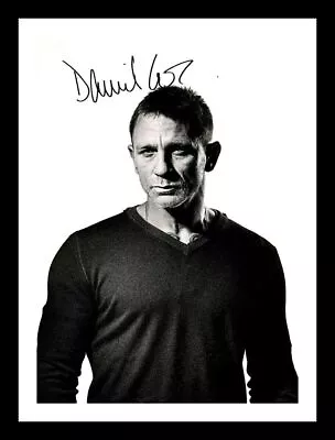 Daniel Craig - James Bond Autograph Signed & Framed Photo • £19.99