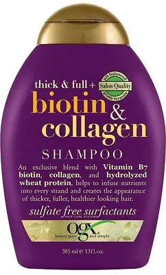 OGX Biotin & Collagen Hair Thickening Shampoo 385ml • £5.99