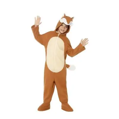 Smiffys Fox All In One With Hood & Tail Child Animal Fancy Dress Costume • £12.99