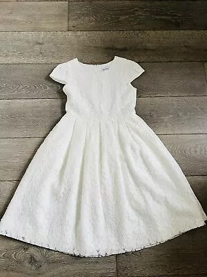 Beautiful Girls Special Occasion Rachel Riley White Lace Dress 10 Years • £18.99