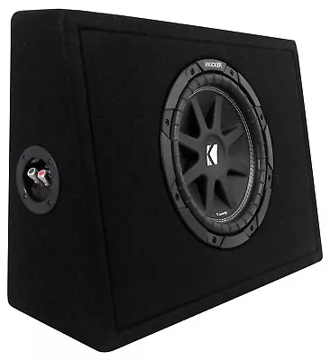 KICKER 43TC104 Comp 10  Subwoofer In Thin Profile Sub Box Enclosure 4-Ohm • $129.99