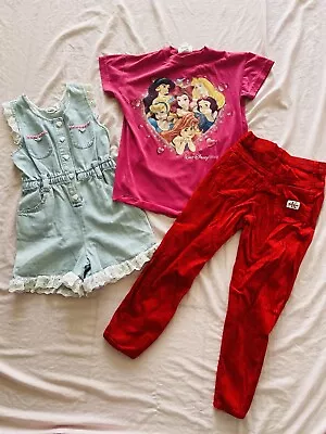 Vintage Lot 1980s Disney Princess Kids Toddler Girls 6 7 Clothing Calvin Klein • $29.99