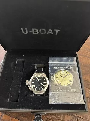 U-Boat Vetro Zaffiro 53mm Automatico  - Case And Previous EBay Athenticity Card  • $212