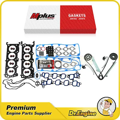 $119.99 • Buy Head Gasket Set Timing Chain Kit Fit 02-08 Ford Lincoln Mercury 4.6L