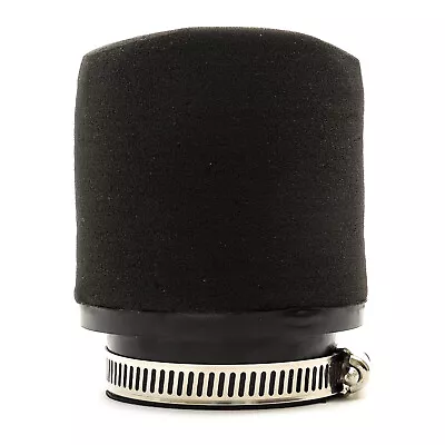 48mm 50mm Scooter Pod Style Air Filter Black Performance Twin Foam Straight Neck • £7.49