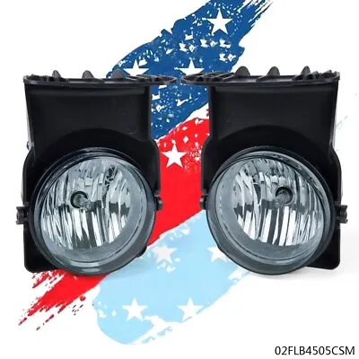 Bumper Fog Lights Left+Right Fit For 2003-06 GMC Sierra 1500 2500 3500 Pickup-G • $19.33