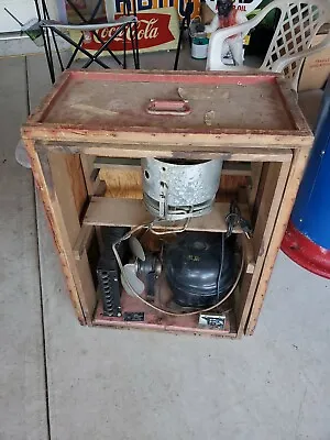 Original 1950s Coke Machine Compressor In Original Crate • $1875