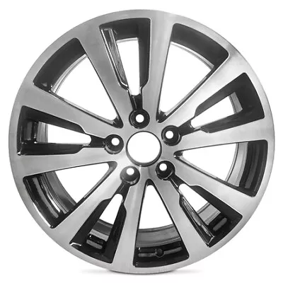 New 18x7 Inch Aluminum Wheel Rim For 2014-2015 Honda Civic 5 Lug 114.3mm Black • $199.41