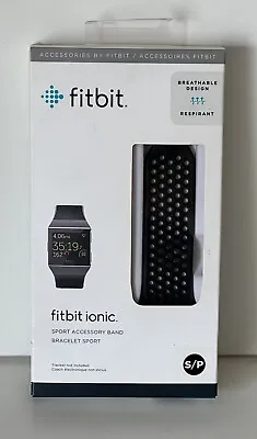 $39.99 • Buy New! Fitbit Ionic Sport Accessory Band Bracelet Sport Black S/P