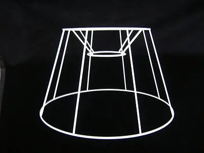 £19 • Buy French Drum Wire Lampshade Frame  22  Base