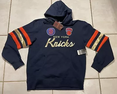 NWT MITCHELL & NESS New York Knicks NBA Championship Pullover Hoodie Men’s 2XL • $229.99