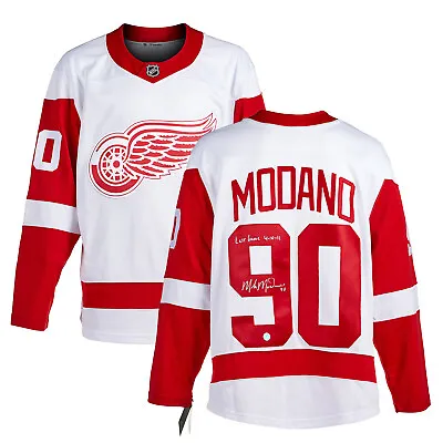 Mike Modano Detroit Signed & Dated Last Game FNTCS Jersey • $487.43