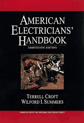 $30.95 • Buy American Electricians' Handbook Terrell Croft