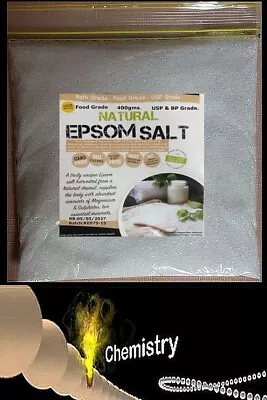 Magnesium Sulfate / Epsom Salt Food USP & BP Grade Ultra Pure Fast Free Delivery • $10.98