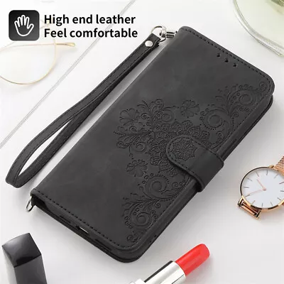 Flowers Wallet Flip Cover Case For Xiaomi Redmi 13C 12C A2 Note 12 11 10S 13 Pro • $19.79