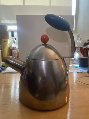 Vintage Michael Graves Stainless Steel Tea Kettle Without Whistle Spout Teapot • $50