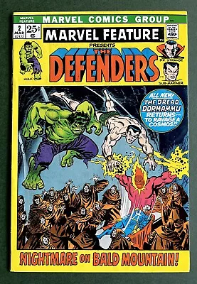 Marvel Feature #2 5.0 (VG/F) 2nd Defenders 1971 FREE SHIPPING • $25