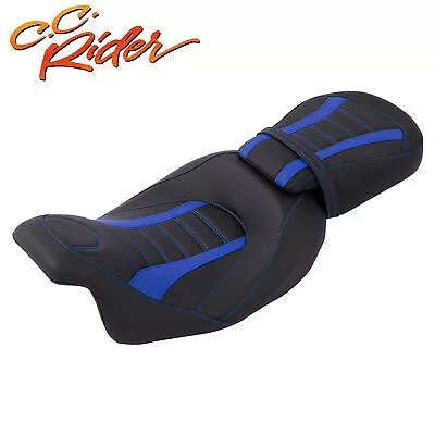 C.C. RIDER Driver & Passenger Seat Fit For Harley Touring 2009-2023 Low-Profile • $99