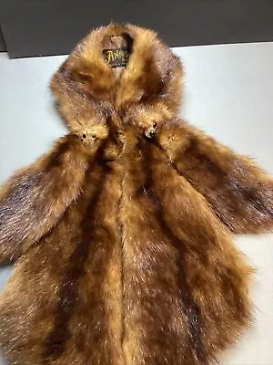 Vintage Duel Headed Mink Scarf ANNIS Detroit Better Furs • $34.25