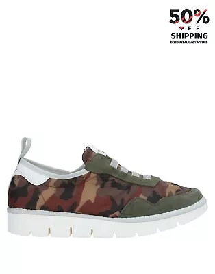 RRP €130 PANCHIC Sneakers US9 EU42 UK8 Lightweight Camouflage Suede Inserts • £19.99