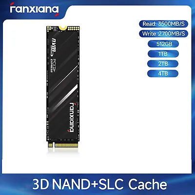  Fanxiang 1TB SSD M.2 2280 PCIe Gen 3 X4 NVMe 3D NAND Internal Solid State Drive • $34.99