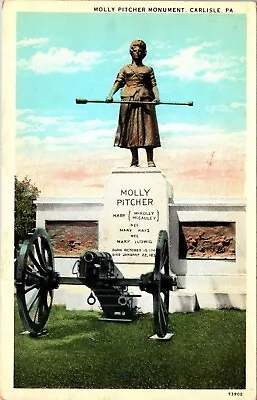 Carlisle PA Molly Pitcher Monument Canon Postcard E861 • $7.95