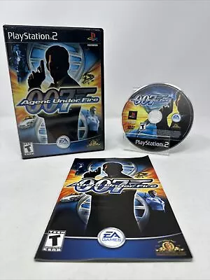 PlayStation 2 PS2 Game James Bond 007 In Agent Under Fire CIB Complete In Box  • $5.99