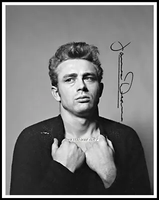 James Dean Autographed Cotton Canvas Image. Limited Edition (JD-8) • £9.59