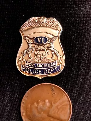 Novi Michigan Police Department Badge Pin • $9.99