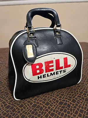 1960s/70s AJAY RICHARD MILTON BELL MOTORCYCLE/AUTO RACING HELMETS CARRY BAG ONLY • $114.95