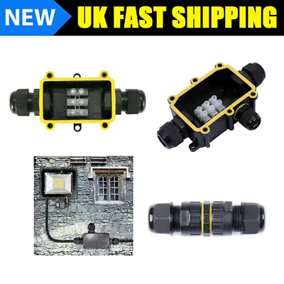 £3.99 • Buy Waterproof Junction Box Case For Electrical Cable Wire Outdoor IP68 IP66 240V