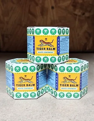 Tiger Balm (White) Pain Relief Ointment - 3 Pack • $13.50