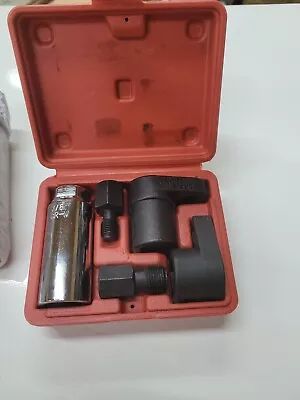 5 Pc Oxygen Sensor Socket Vacuum Wrench O2 M12 M18 Tool Renew Thread Chaser Set • $24.99