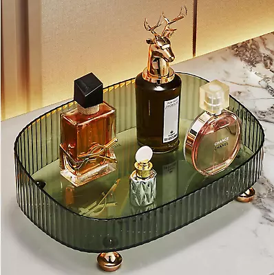 Makeup Perfume Organizer Bathroom Vanity Tray Decorative Dresser Tray Counter • $21.07