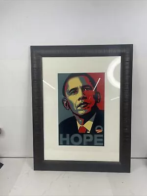 Black Love Studio Hiawatha D Obama Hope ORIGINAL Print 21X27 Frame • $499.95