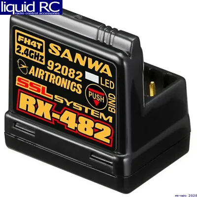 Sanwa 107A41259A Rx-482 4-Channel Telemetry Receiver Built-in Antenna • $116.82