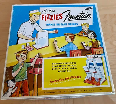 Vintage HASBRO FIZZIES FOUNTAIN Soda Drink Maker 5225 Fun Toy Rare See Desc • $139.99