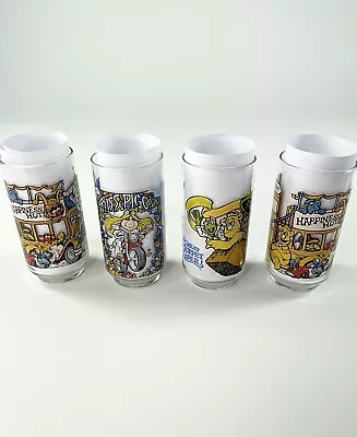 Vintage 1981 Muppets The Great Muppet Caper Set Of 4 McDonalds Glasses • $19.99