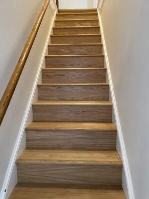£631.48 • Buy Oak Staircase Steps Cladding Treads And Risers Set Of 13 - Classic Range