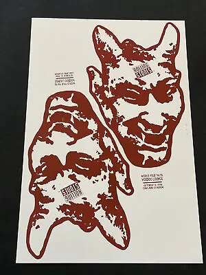 Rolling Stones Voodoo Lounge Oakland Stadium HALLOWEEN 1994 Original Poster Mask • $200