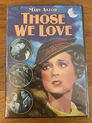 Those We Love [New DVD] Black & White Mary Astor • $7.12