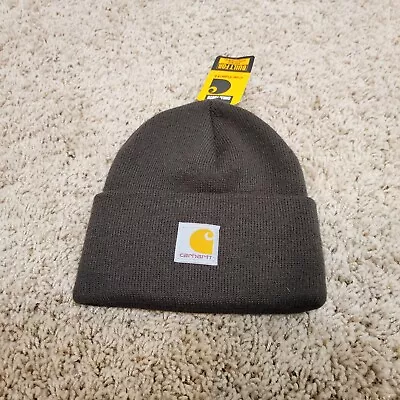 NWT  - Carhartt Youth Acrylic Watch Hat Beanie Winter - Mustang Brown - AH8994 • $11.95