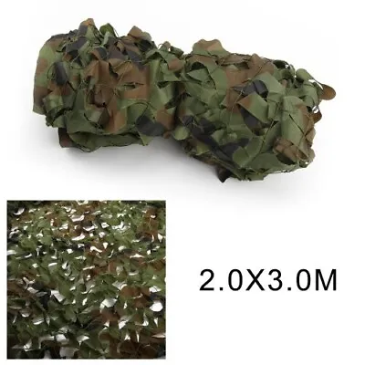 Army Camouflage Net Camo Netting Camping Shooting Hunting Hide 2.0  3.0 M • £11.55
