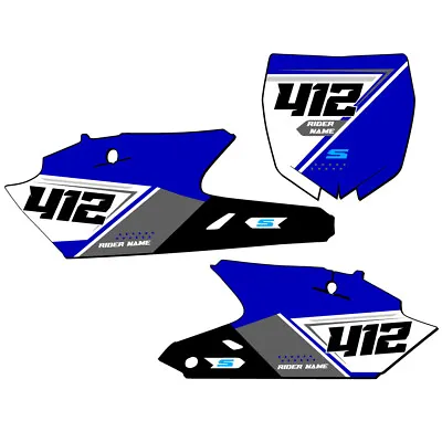 YZ 250 F 4-STROKE SG65  Custom MX Number Plates Senge Graphics Kit Compatible... • $64.99