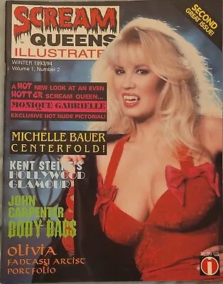 Scream Queens Illustrated #2 1994 (Monique Gabrielle Michelle Bauer John Carp • $35
