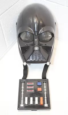 2004 Star Wars Darth Vader Voice Changer Helmet Mask Works Great! Push Button • £23.11