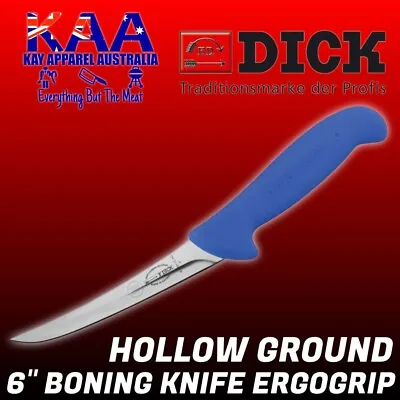 F.Dick Butcher 6  Factory Hollow Ground Boning Knife Blue 8 2991 15HG • $35