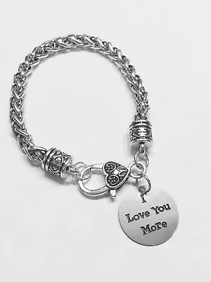 I Love You More Charm Bracelet Mother's Day Gift Wife Girlfriend Mom Jewelry • $19.99