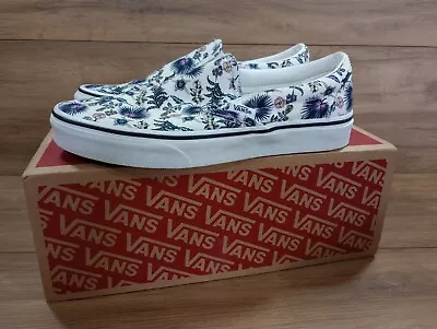 Paradise Floral Vans Ladies Womens UK 5 Trainers Converse Slip On Classic • £32.25